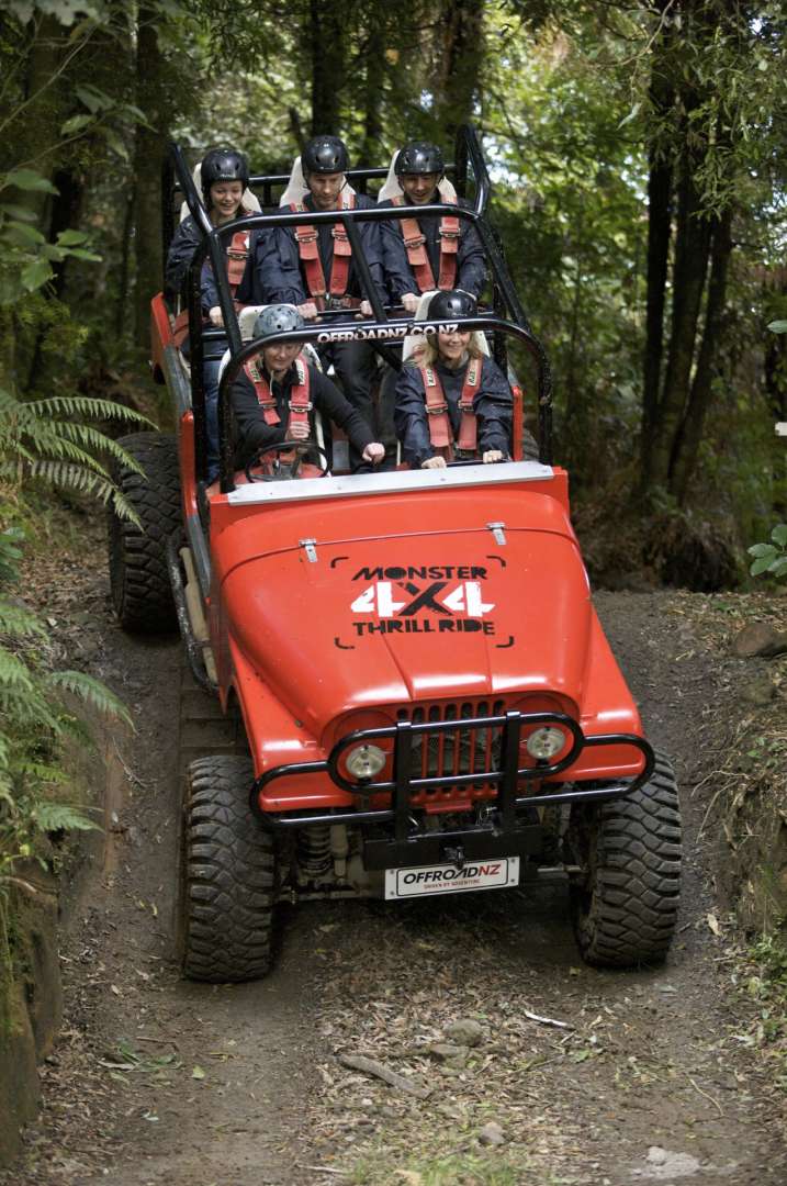 4X4 thrill ride deep into New Zealand native forest